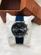 Mitina Round Dial Silicone Strap