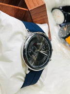 Mitina Round Dial Silicone Strap