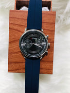 Mitina Round Dial Silicone Strap