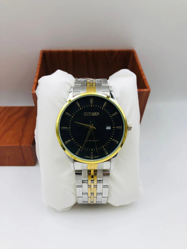 Citizen Quartz - Two Tone - Black Dial