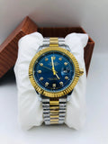 Rolex Diamond - Two Tone - Blue Dial