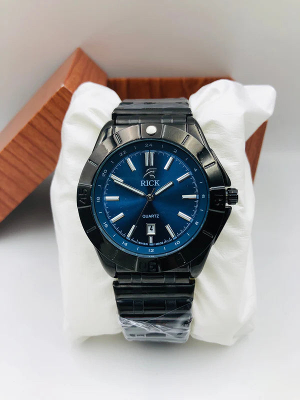 Rick Executive Series - Black - Blue Dial