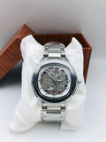 Rick Quartz Watch - Silver - White Dial
