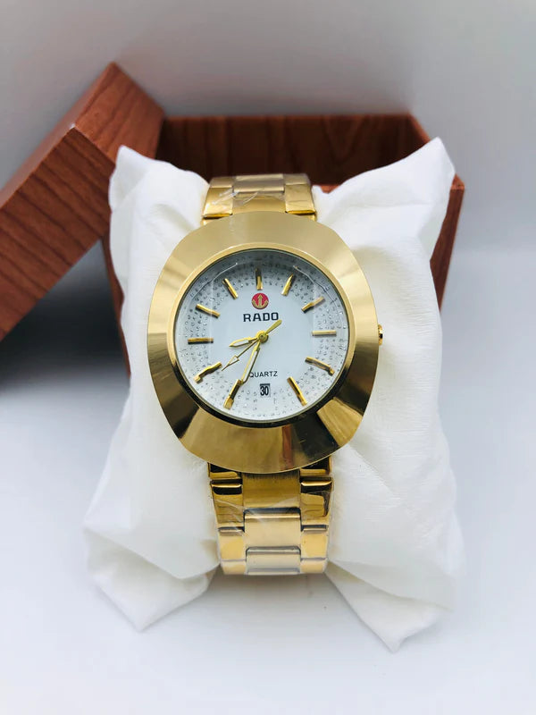 Rado Egg Dial -Golden - White Dial