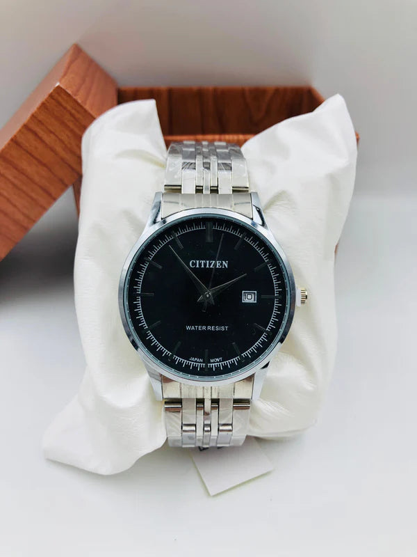 Citizen Quartz - Silver - Black Dial